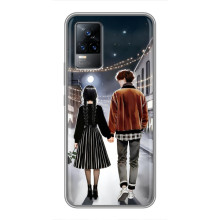 Чохол з дизайном Венздей 2 на Vivo S9e – Венздей і Тайлер