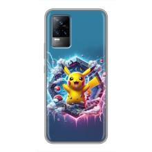 Чехол с Пикачу на Vivo S9e – Лого Пикачу