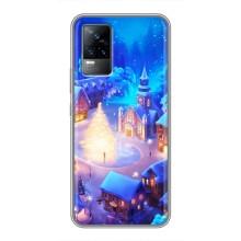 Різдвяні Чохли для Vivo S9e (VPrint) (Різдвяне місто)