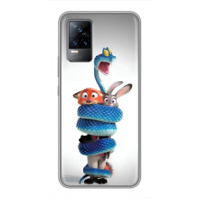 Силіконовий чохол з принтом Зоотрополіс для Vivo S9e – Змія Зоо