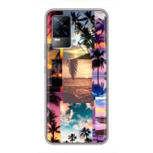 Силиконовый чехол с КАРТИНКАМИ лето для Vivo S9e (AlphaPrint) (Летний отпуск)