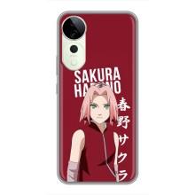 Чехлы Персонажи Аниме Наруто для Vivo T3 Ultra (AlphaPrint) – Аниме Сакура