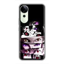 Чехлы Персонажи Аниме Наруто для Vivo T3 Ultra (AlphaPrint) – Глаза Anime