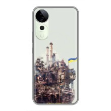 Чехлы на военную тематику для Vivo T3 Ultra (Азовсталь)