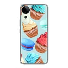 Чехлы с Фруктами для Vivo T3 Ultra (VPrint) – Кексики