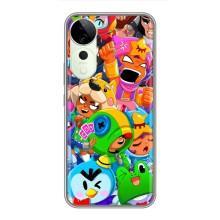 Чехлы Brawl Stars для Vivo T3 Ultra (AlphaPrint) – Герои Бравл Старс