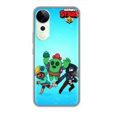 Чехлы Brawl Stars для Vivo T3 Ultra (AlphaPrint) – Трио героев