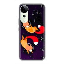 Чохли з картинкою Лисичка для Vivo T3 Ultra (VPrint) – Лисички космонавти