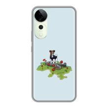 Чехлы с картинкой собаки Патрон для Vivo T3 Ultra (AlphaPrint) (Сапер Пес)