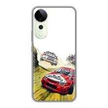 Чехлы с Машинами на Виво Т3 Ультра (VPrint) – Гоночные Тачки