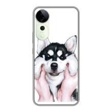 Чохли з собаками для Vivo T3 Ultra (VPrint) – Радісний Хаскі