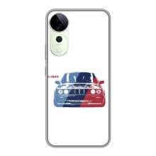 Чехол BMW для Vivo T3 Ultra – BMW на белом