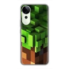 Чехол Майнкрафт на Vivo T3 Ultra (AlphaPrint) Minecraft – текстура Майнкрафт
