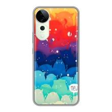 Чехол на Виво Т3 Ультра с Котами (VPrint) (Mew)