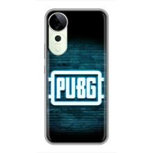 Чехол PUBG для Виво Т3 Ультра (AlphaPrint) (Лого PUBG)