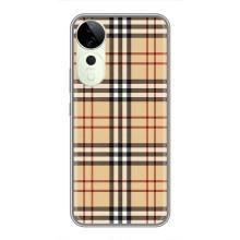 Чехол с Брендами одежды на Виво Т3 Ультра – Burberry стиль