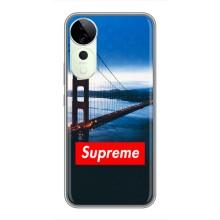 Чехол для Vivo T3 Ultra с картинкой Supreme (AlphaPrint) – Стиль Supreme