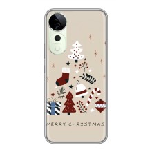 Чохол Санта Клаус для Vivo T3 Ultra (Merry Christmas)