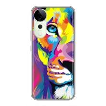 Чохол з картинкою ЛЕВ для Vivo T3 Ultra (VPrint) – Яскравий Лев