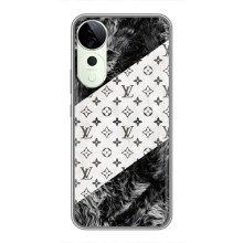 Чехол Стиль Louis Vuitton на Vivo T3 Ultra – LV на белом