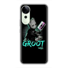 Чехол Супергерои Марвел на Виво Т3 Ультра (Groot)