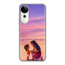 Чехол с мультфильмом Моана Vivo T3 Ultra – Моана и Симеа