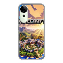 Чехол с картинками Майнкрафт для Vivo T3 Ultra (Minecraft)