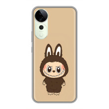 Чехол с Лабубу на Vivo T3 Ultra (Коричневый Лабубу)