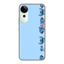 Чехол с принтом Стич на Vivo T3 Ultra – Стич фон