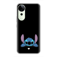Чехол с принтом Стич на Vivo T3 Ultra – Стич на черном