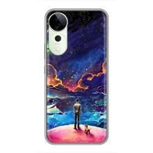 Космические Чехлы для Виво Т3 Ультра (VPrint) – Галактический вид