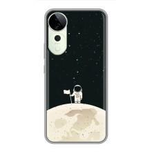 Космические Чехлы для Виво Т3 Ультра (VPrint) – На луне
