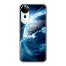 Космические Чехлы для Виво Т3 Ультра (VPrint) – Земля с космоса