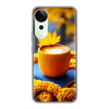 Чохол з унікальним дизайном 'Осінь з кавою' для Vivo T3 Ultra – Кава з жовтим