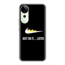 Силиконовый Чехол на Vivo T3 Ultra с картинкой Nike – Later