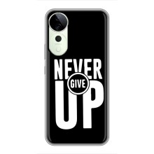 Силіконовый Чохол на Vivo T3 Ultra з картинкою НАЙК (Never Give UP)