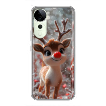 Яскравий чохол для ViVO T4 Pro з Зимові Оленята