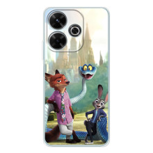 Чехол Зоотрополіс на ViVO T4R 5G – Ник Джуди и змея