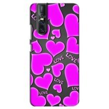 Чехлы для любимой на Виво В15 Про (VPrint) (Pink hearts)