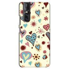 Чехлы для любимой на Виво В15 Про (VPrint) (Сердечки)