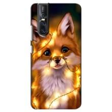 Чехлы с картинкой Лисички для Vivo V15 Pro (VPrint) (Лисичка в гирляндах)