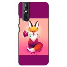 Чехлы с картинкой Лисички для Vivo V15 Pro (VPrint) (Лисичка с розочкой)