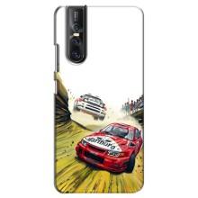 Чехлы с Машинами на Виво В15 Про (VPrint) (Гоночные Тачки)