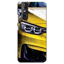 Чехлы с Машинами на Виво В15 Про (VPrint) (Желтая машина)