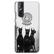 Чехлы VERSACE для Виво В15 Про (PREMIUMPrint) – Доберман Версаче