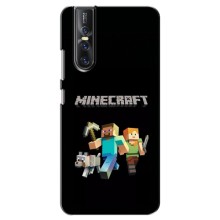 Чохол Майнкрафт на Vivo V15 Pro (AlphaPrint) Minecraft – герої Minecraft