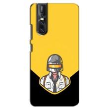 Чехол PUBG для Виво В15 Про (AlphaPrint) (Пабг в шлеме)