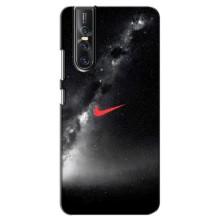 Чехол для Vivo V15 Pro - с принтом Найк (AlphaPrint) (Найк красный)