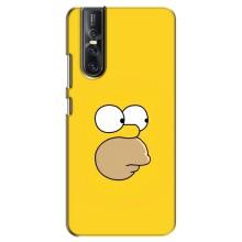 Чехол с Симпсонами для Vivo V15 Pro (VPrint) (Гомер)