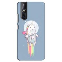 Чехол Unicorn на Vivo V15 Pro (Единорог космонавт)